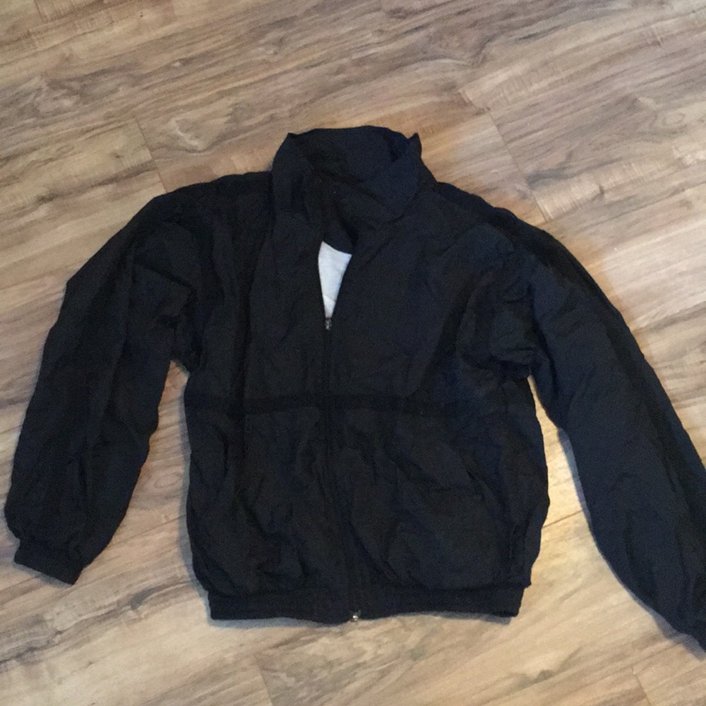 Black wind-breaker!